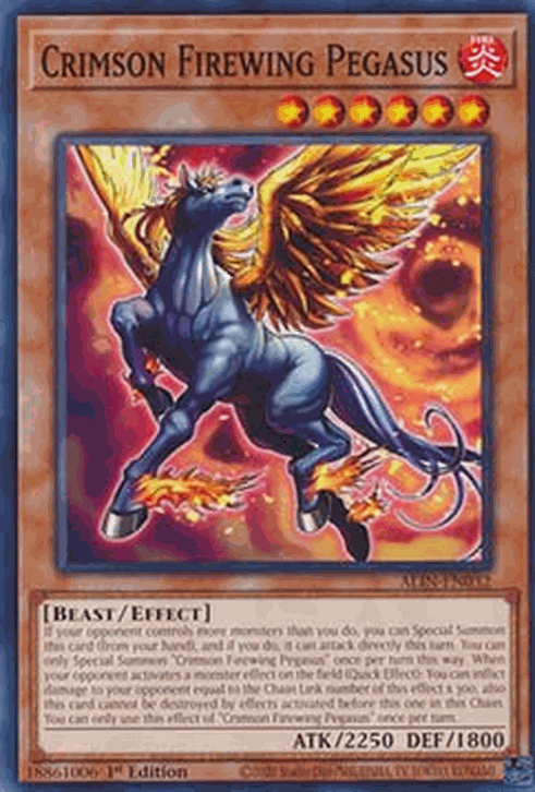 Crimson Firewing Pegasus