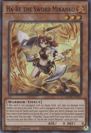Ha-Re the Sword Mikanko (V.1 - Super Rare)