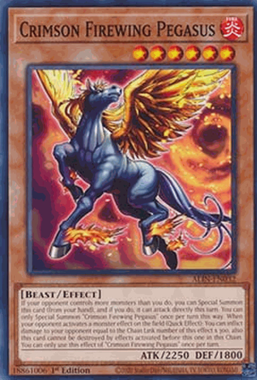 Crimson Firewing Pegasus