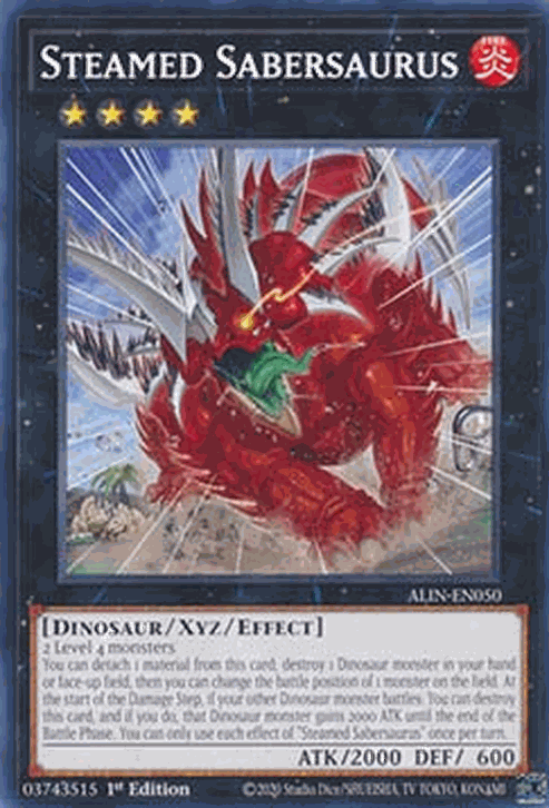 Steamed Sabersaurus