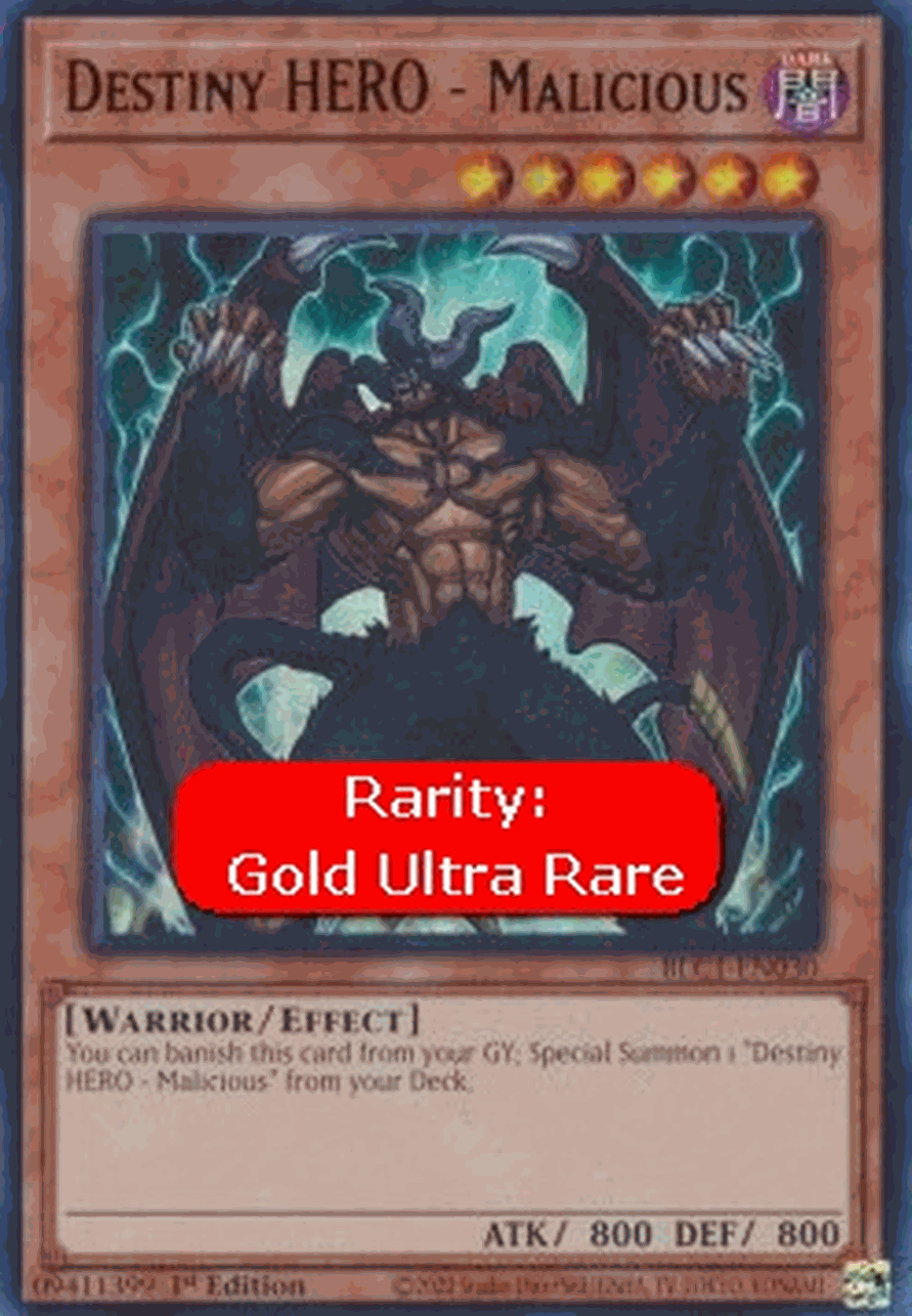 Destiny HERO - Malicious (V.1 - Ultra Rare)