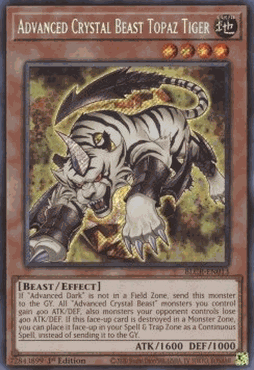 Advanced Crystal Beast Topaz Tiger