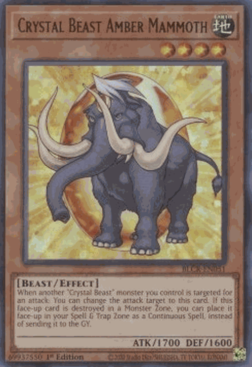 Crystal Beast Amber Mammoth