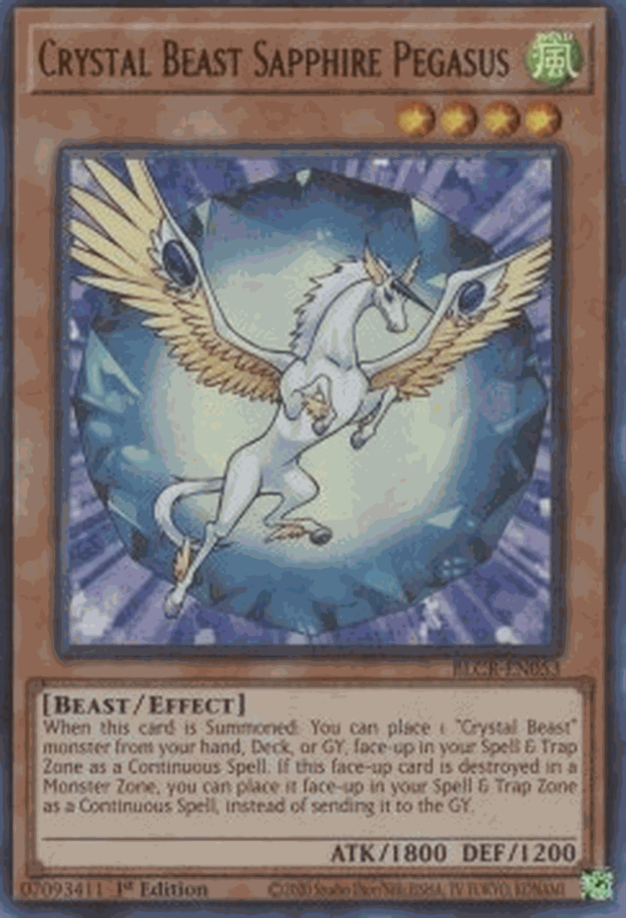 Crystal Beast Sapphire Pegasus