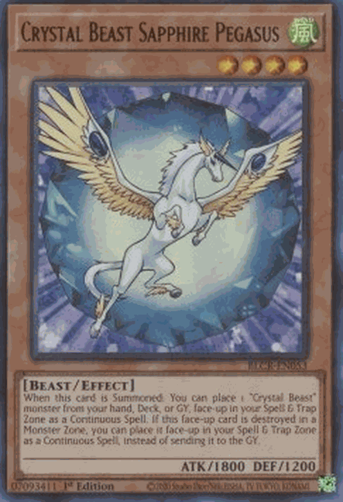 Crystal Beast Sapphire Pegasus