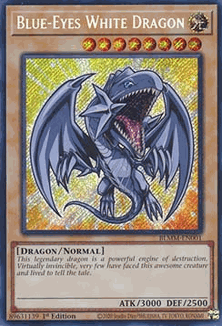 Blue-Eyes White Dragon (V.1 - Secret Rare)