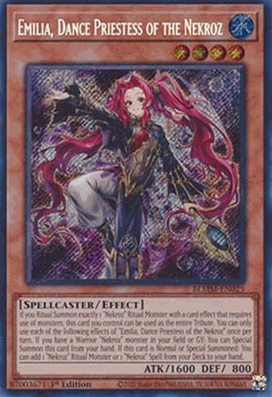Emilia, Dance Priestess of the Nekroz (V.1 - Secret Rare)