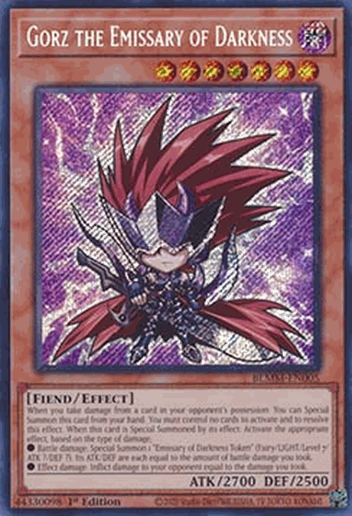 Gorz the Emissary of Darkness (V.1 - Secret Rare)