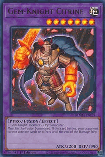 Gem-Knight Citrine