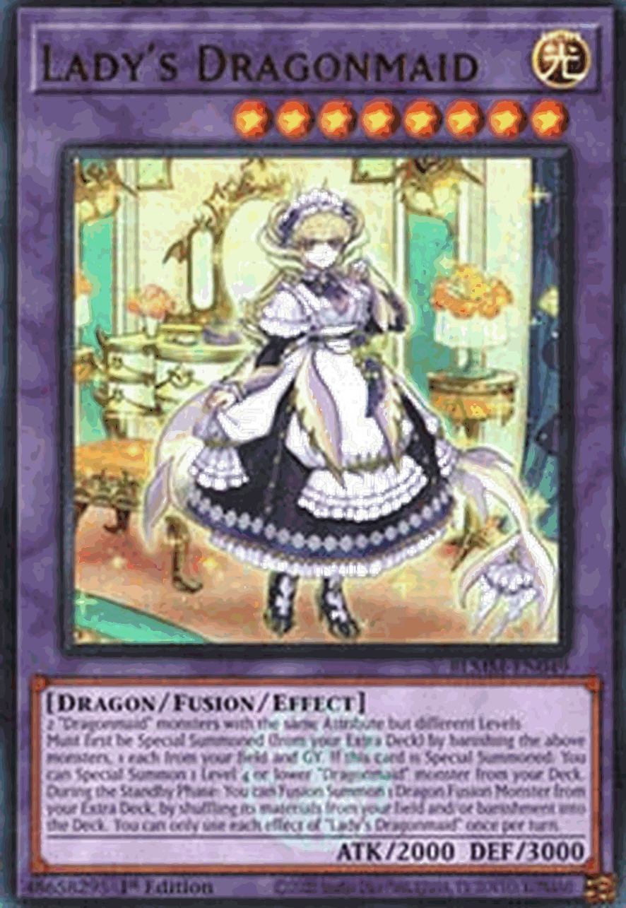 Lady’s Dragonmaid (V.1 - Ultra Rare)