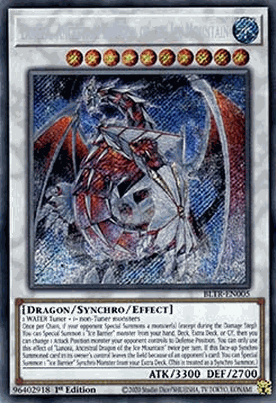 Lancea, Ancestral Dragon of the Ice Mountain (V.1 - Secret Rare)