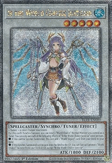 Ib the World Chalice Justiciar (V.2 - Quarter Century Secret Rare)