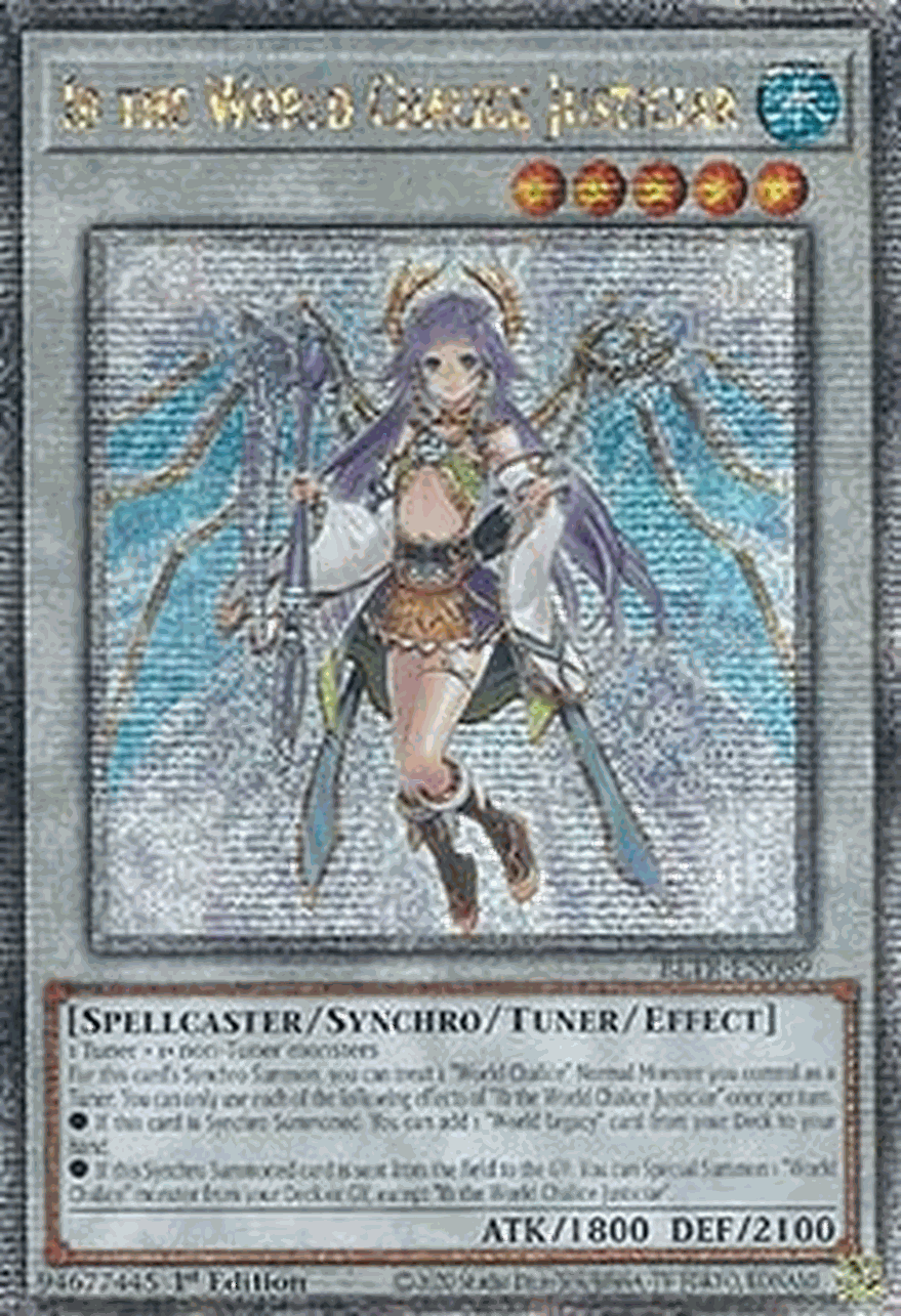 Ib the World Chalice Justiciar (V.2 - Quarter Century Secret Rare)