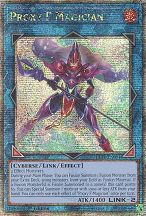 Proxy F Magician (V.2 - Quarter Century Secret Rare)