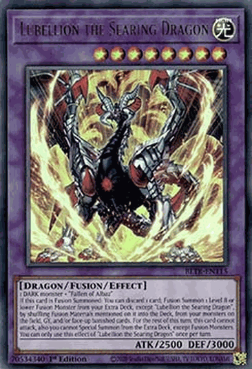 Lubellion the Searing Dragon (V.1 - Ultra Rare)