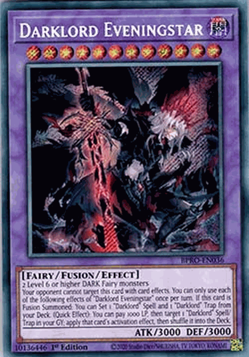 Darklord Eveningstar (V.1 - Secret Rare)