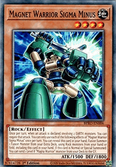 Magnet Warrior Sigma Minus