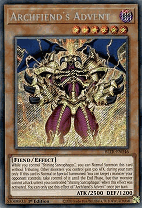 Archfiend’s Advent (V.1 - Secret Rare)