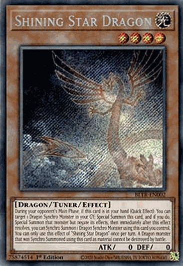 Shining Star Dragon (V.1 - Secret Rare)