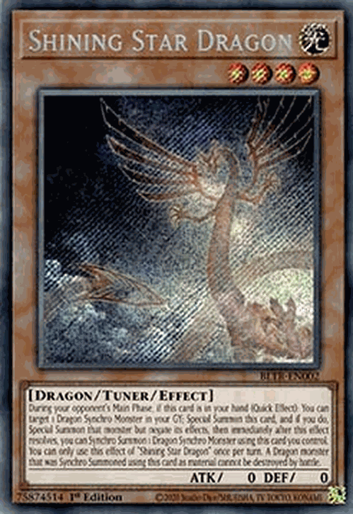 Shining Star Dragon (V.1 - Secret Rare)