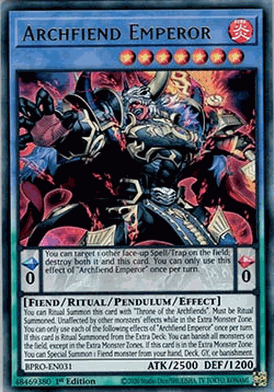 Archfiend Emperor (V.1 - Ultra Rare)