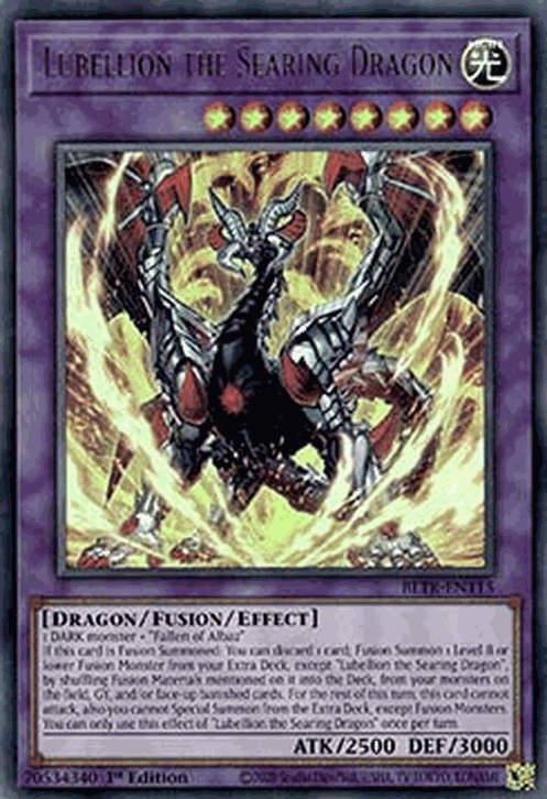 Lubellion the Searing Dragon (V.1 - Ultra Rare)
