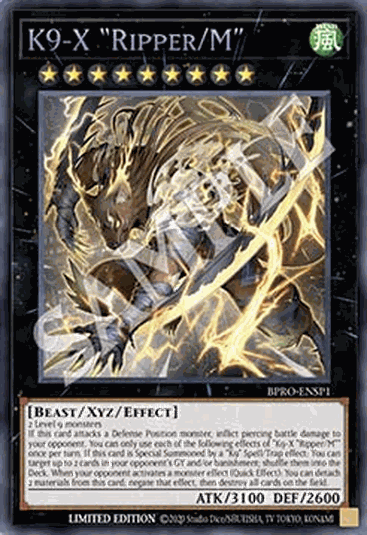 K9-X ”Ripper/M” (V.3 - Secret Rare)