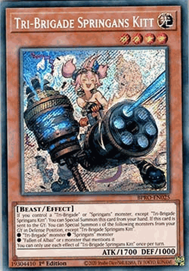 Tri-Brigade Springans Kitt (V.1 - Secret Rare)