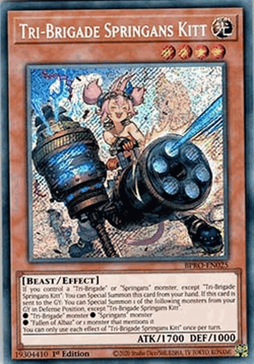 Tri-Brigade Springans Kitt (V.1 - Secret Rare)