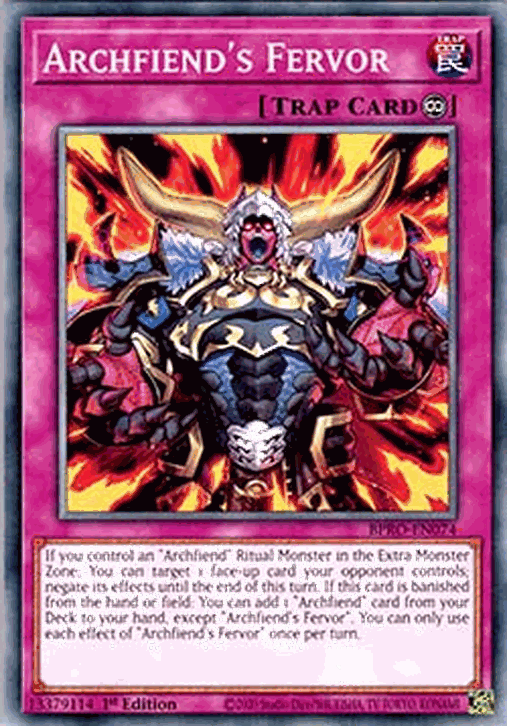 Archfiend’s Fervor