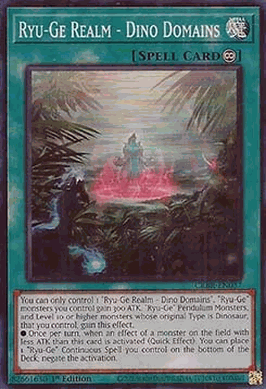 Ryu-Ge Realm - Dino Domains (V.2 - Super Rare)