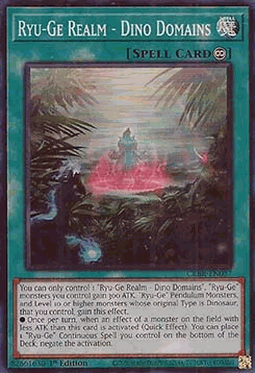 Ryu-Ge Realm - Dino Domains (V.2 - Super Rare)