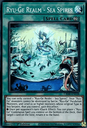 Ryu-Ge Realm - Sea Spires (V.2 - Super Rare)