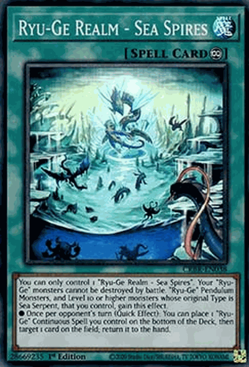 Ryu-Ge Realm - Sea Spires (V.2 - Super Rare)