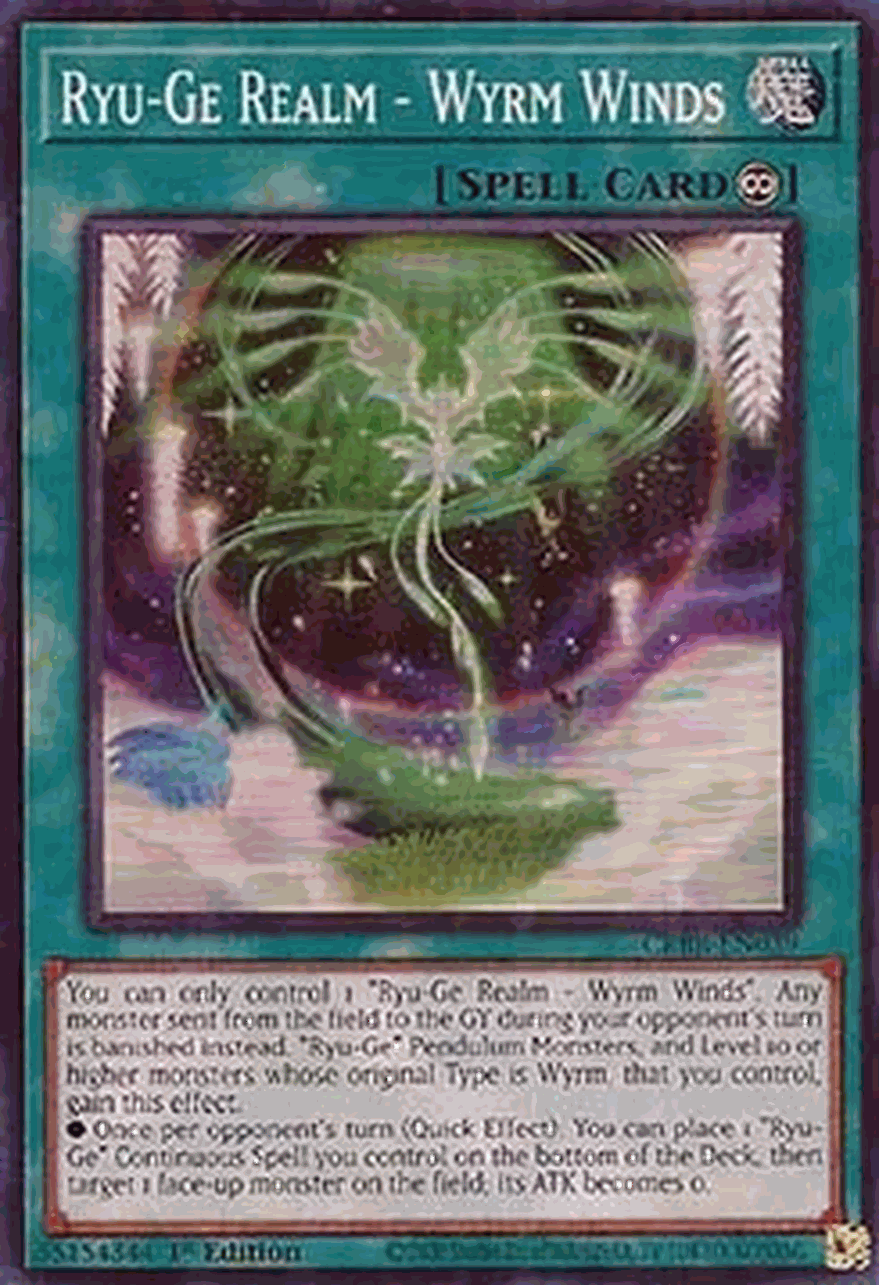 Ryu-Ge Realm - Wyrm Winds (V.2 - Super Rare)