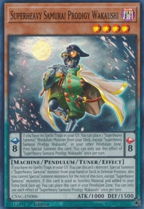 Superheavy Samurai Prodigy Wakaushi