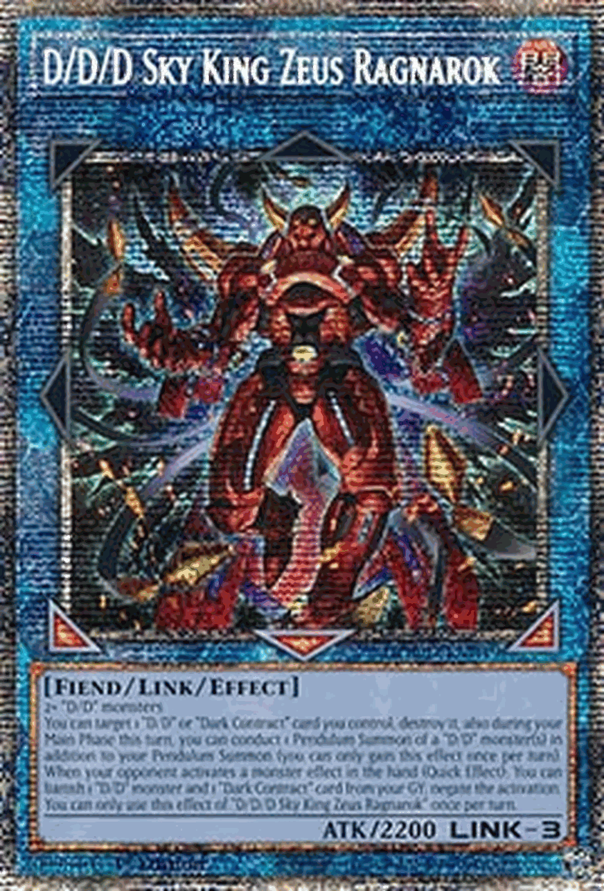 D/D/D Sky King Zeus Ragnarok (V.2 - Starlight Rare)