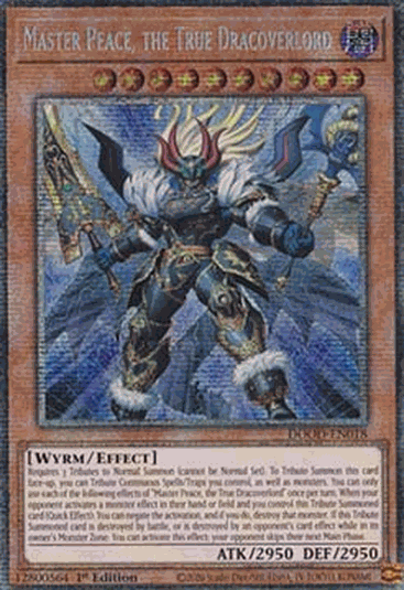 Master Peace, the True Dracoverlord (V.2 - Starlight Rare)