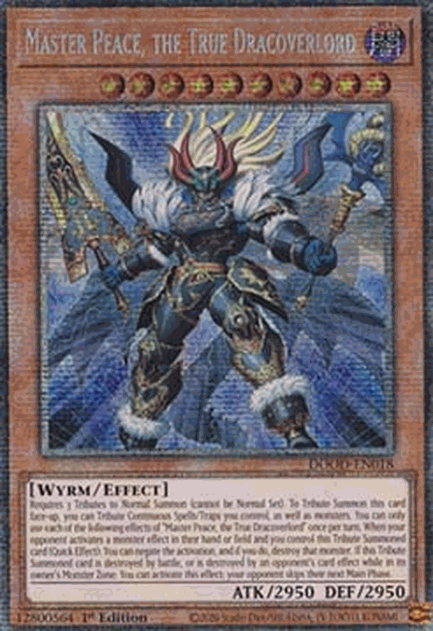 Master Peace, the True Dracoverlord (V.2 - Starlight Rare)