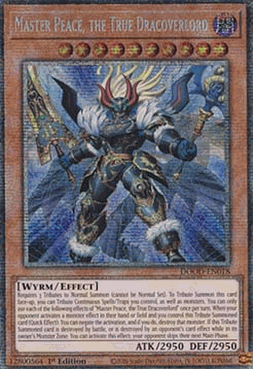 Master Peace, the True Dracoverlord (V.2 - Starlight Rare)