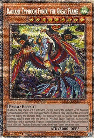 Radiant Typhoon Fonix, the Great Flame (V.2 - Starlight Rare)