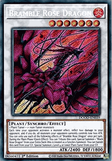 Bramble Rose Dragon (V.1 - Secret Rare)