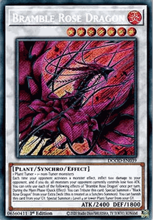 Bramble Rose Dragon (V.1 - Secret Rare)