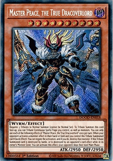 Master Peace, the True Dracoverlord (V.1 - Secret Rare)