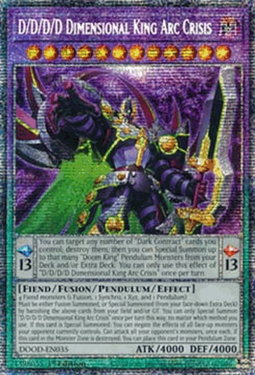 D/D/D/D Dimensional King Arc Crisis (V.2 - Starlight Rare)