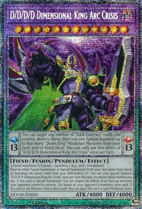 D/D/D/D Dimensional King Arc Crisis (V.2 - Starlight Rare)