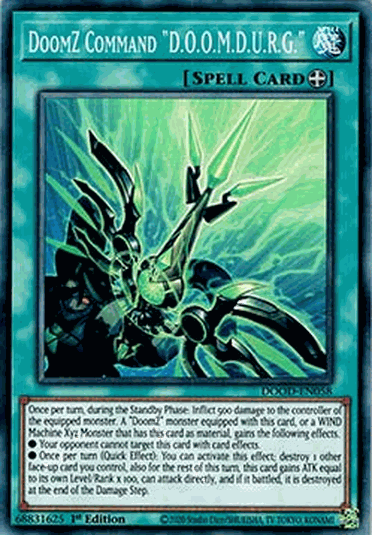 DoomZ Command ”D.O.O.M.D.U.R.G.”