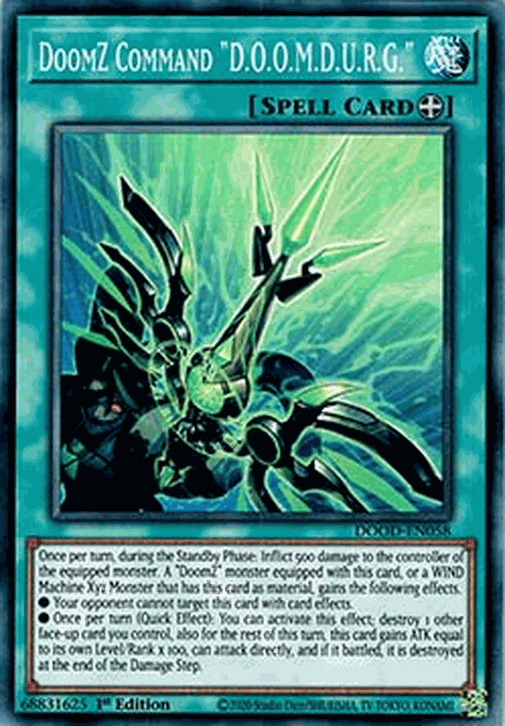 DoomZ Command ”D.O.O.M.D.U.R.G.”