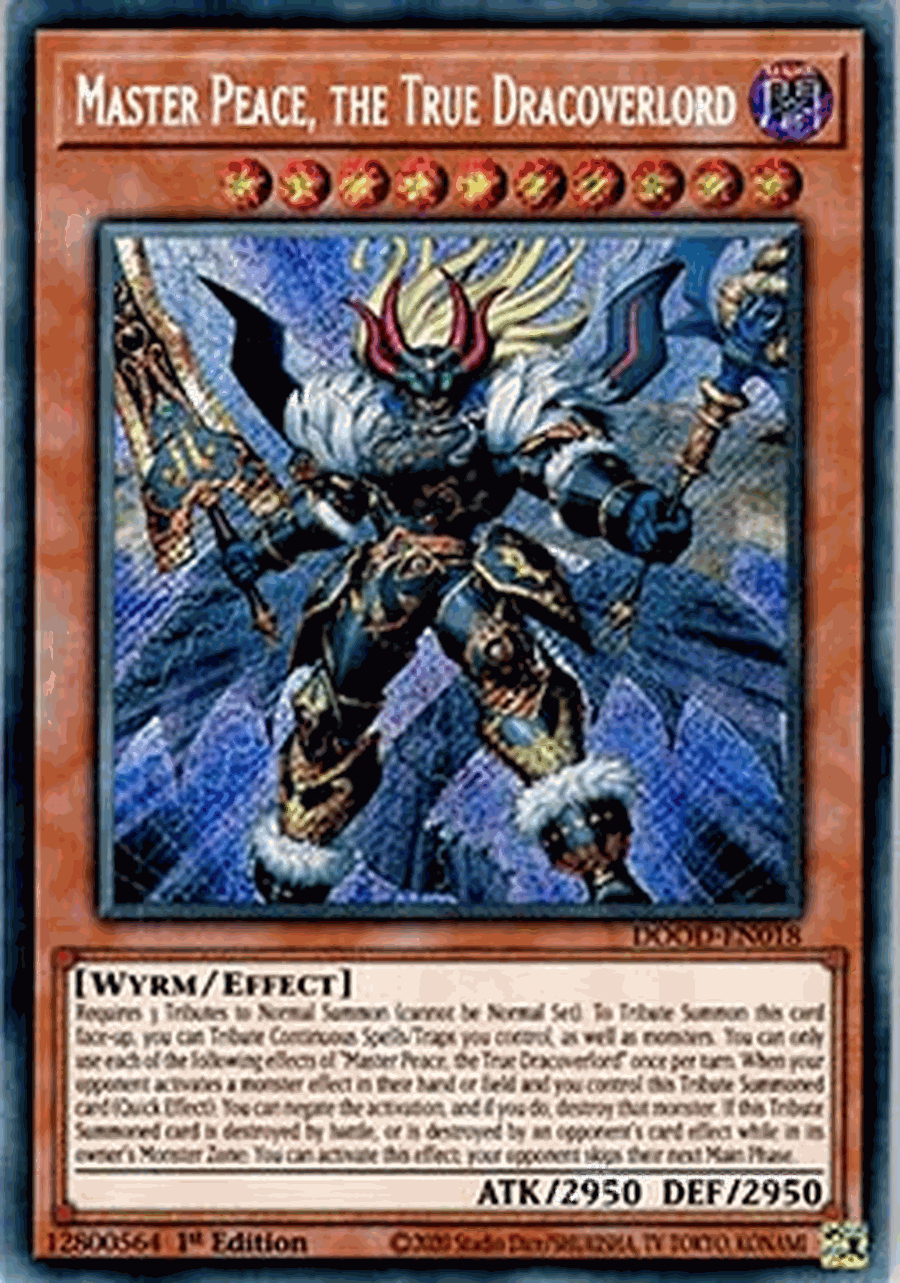 Master Peace, the True Dracoverlord (V.1 - Secret Rare)