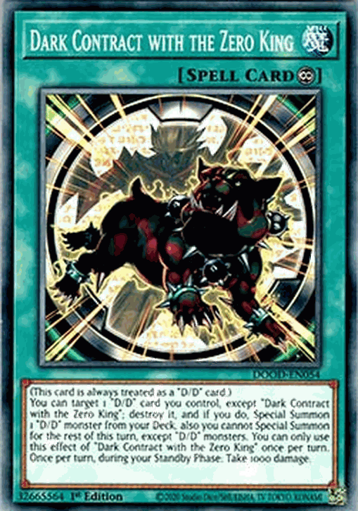 Dark Contract with the Zero King